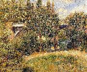 Pierre-Auguste Renoir Le Pont du chemin de fer a Chatou painting